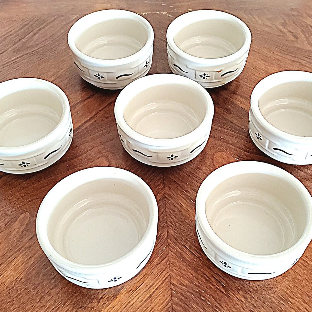 Longaberger Woven Traditions custard cups